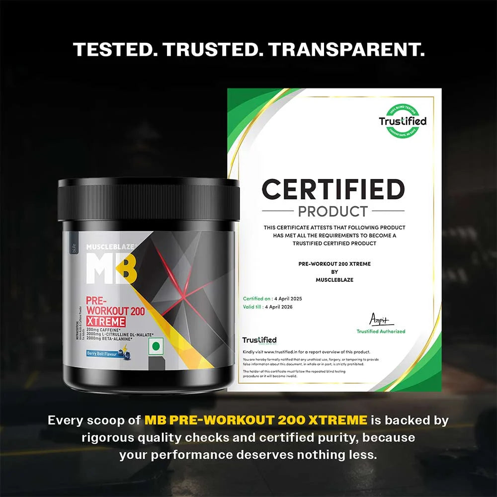 MuscleBlaze Preworkout 200 Xtreme