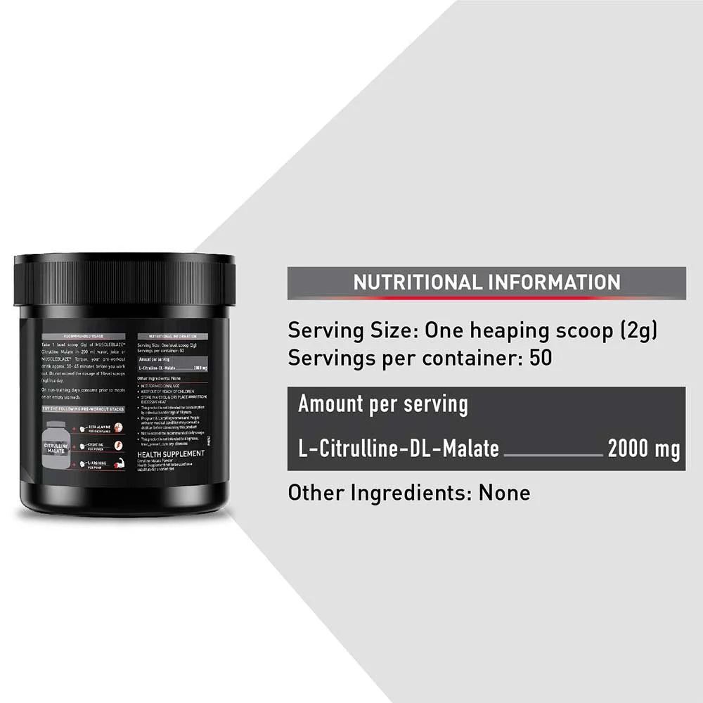 MuscleBlaze Citrulline Malate