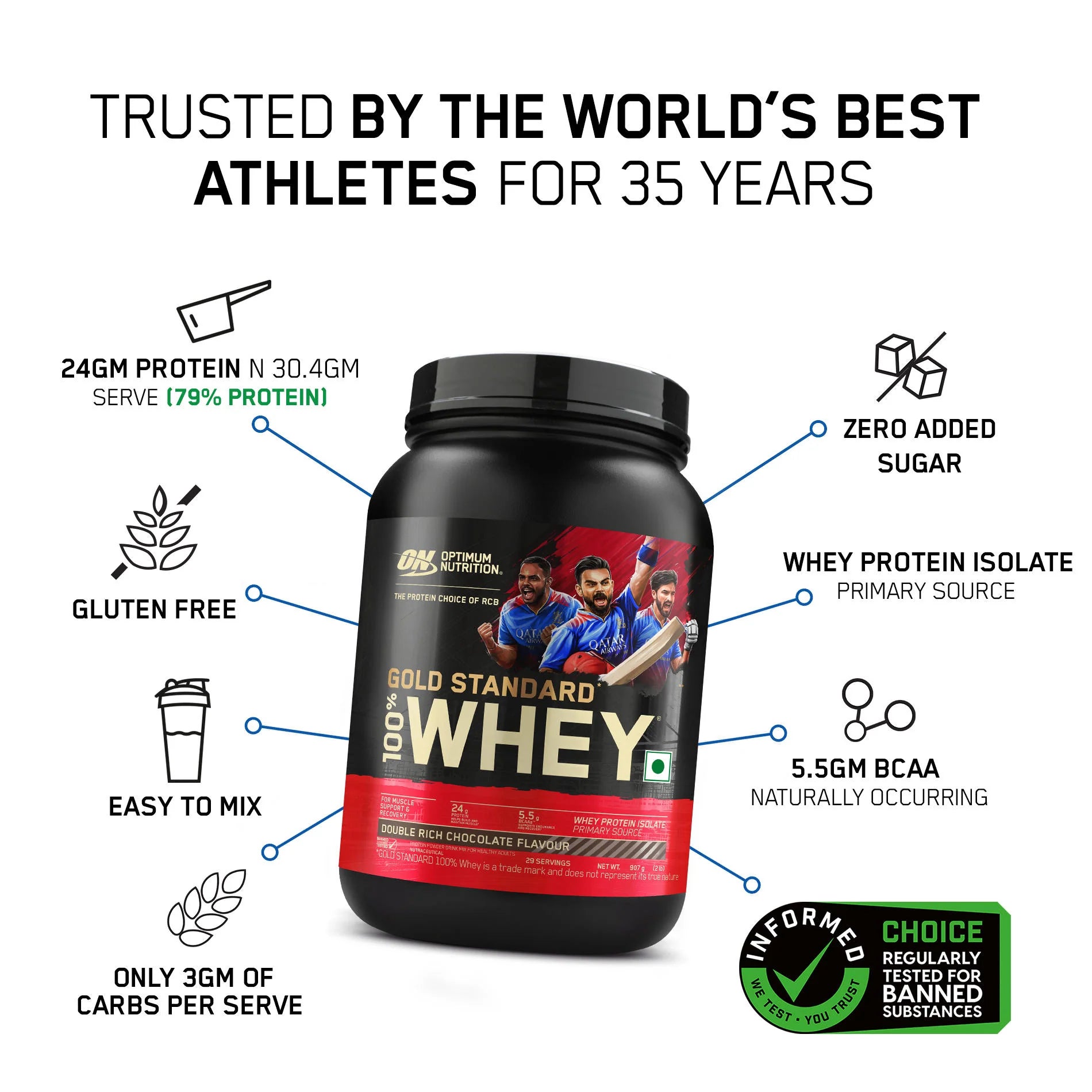 Optimum Nutrition Gold Standard 100% Whey Protein