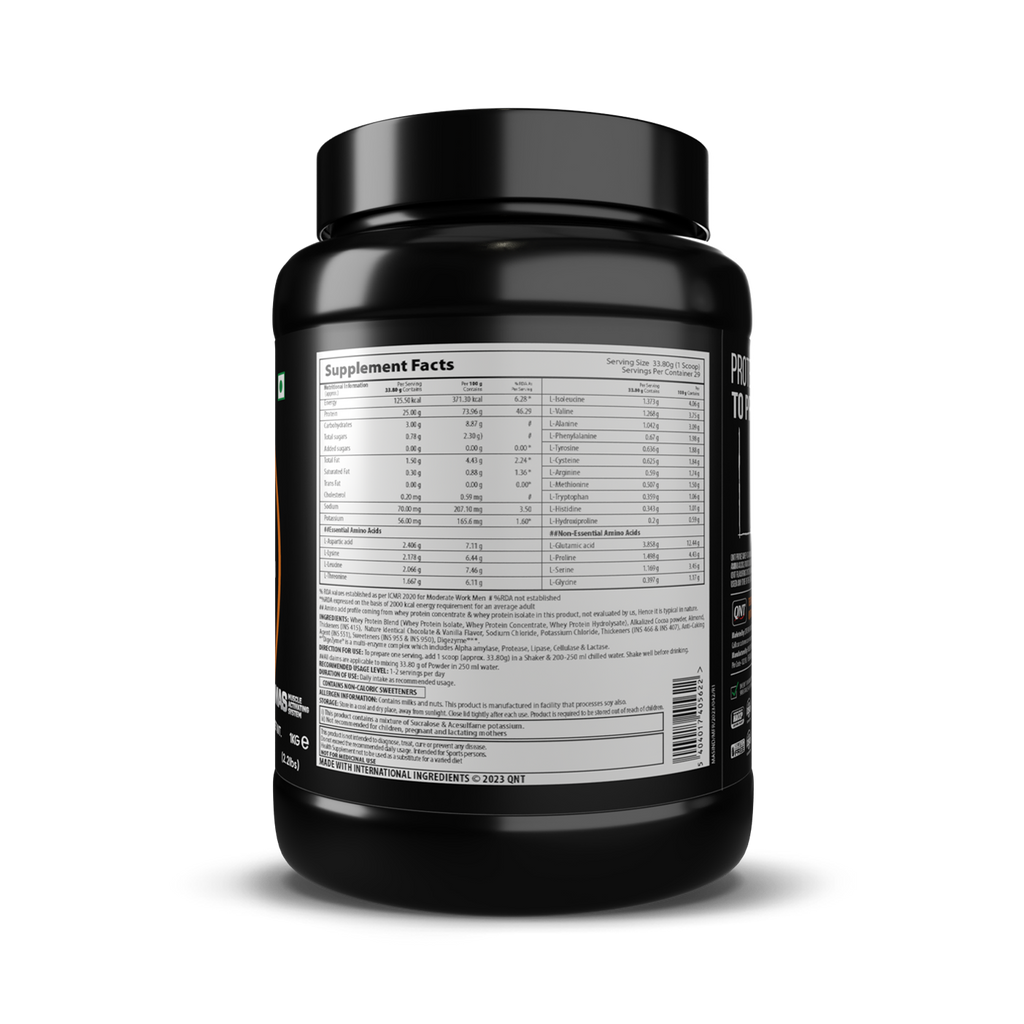 QNT Prime Whey Triple Blend Isolate Protein