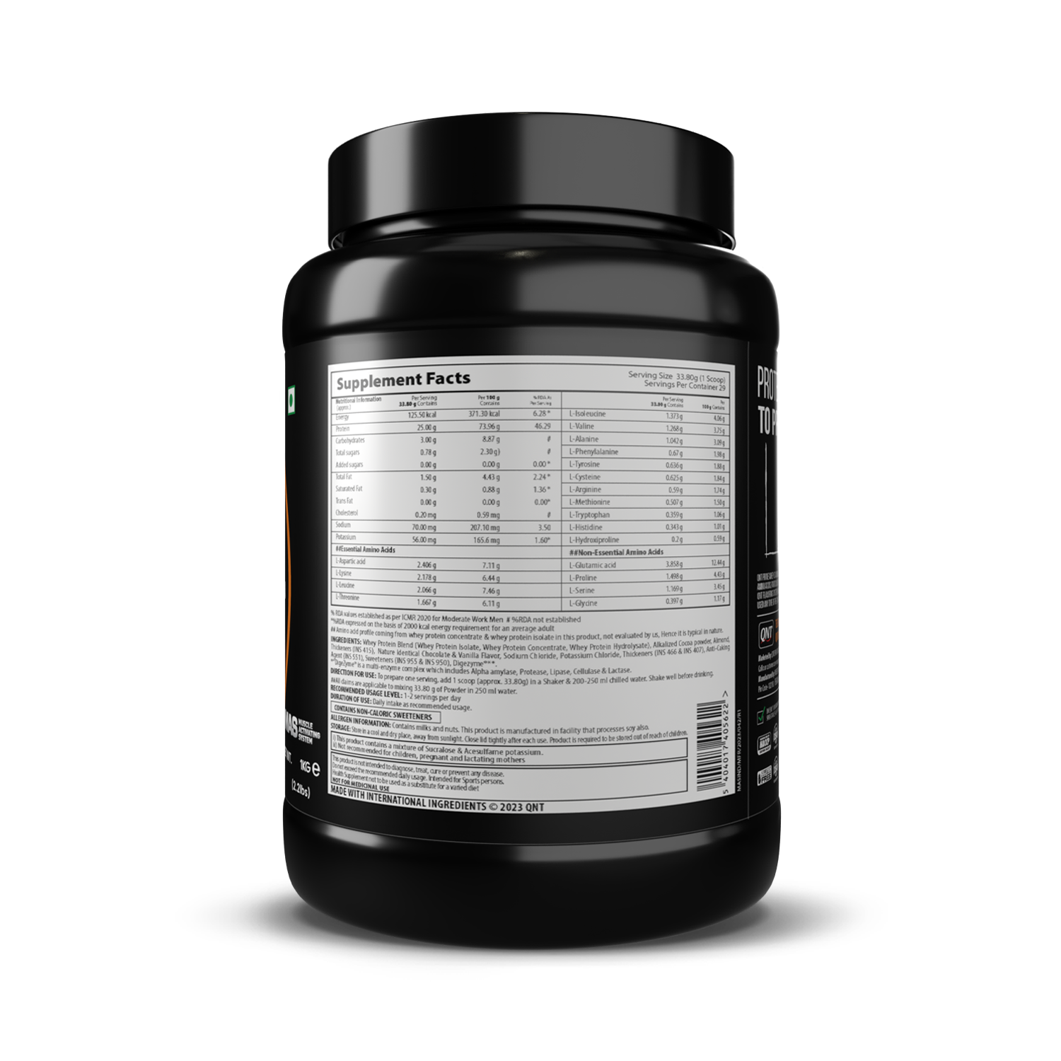 QNT Prime Whey Triple Blend Isolate Protein