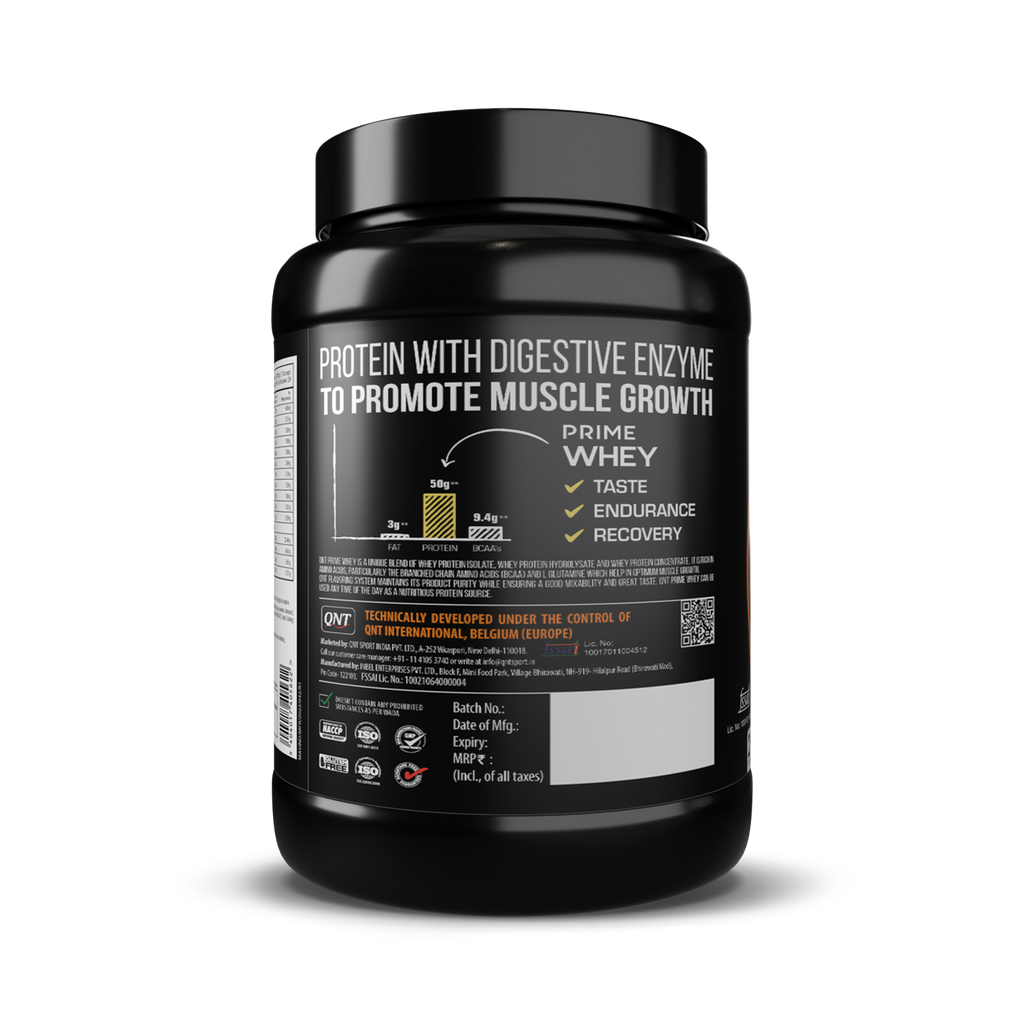 QNT Prime Whey Triple Blend Isolate Protein