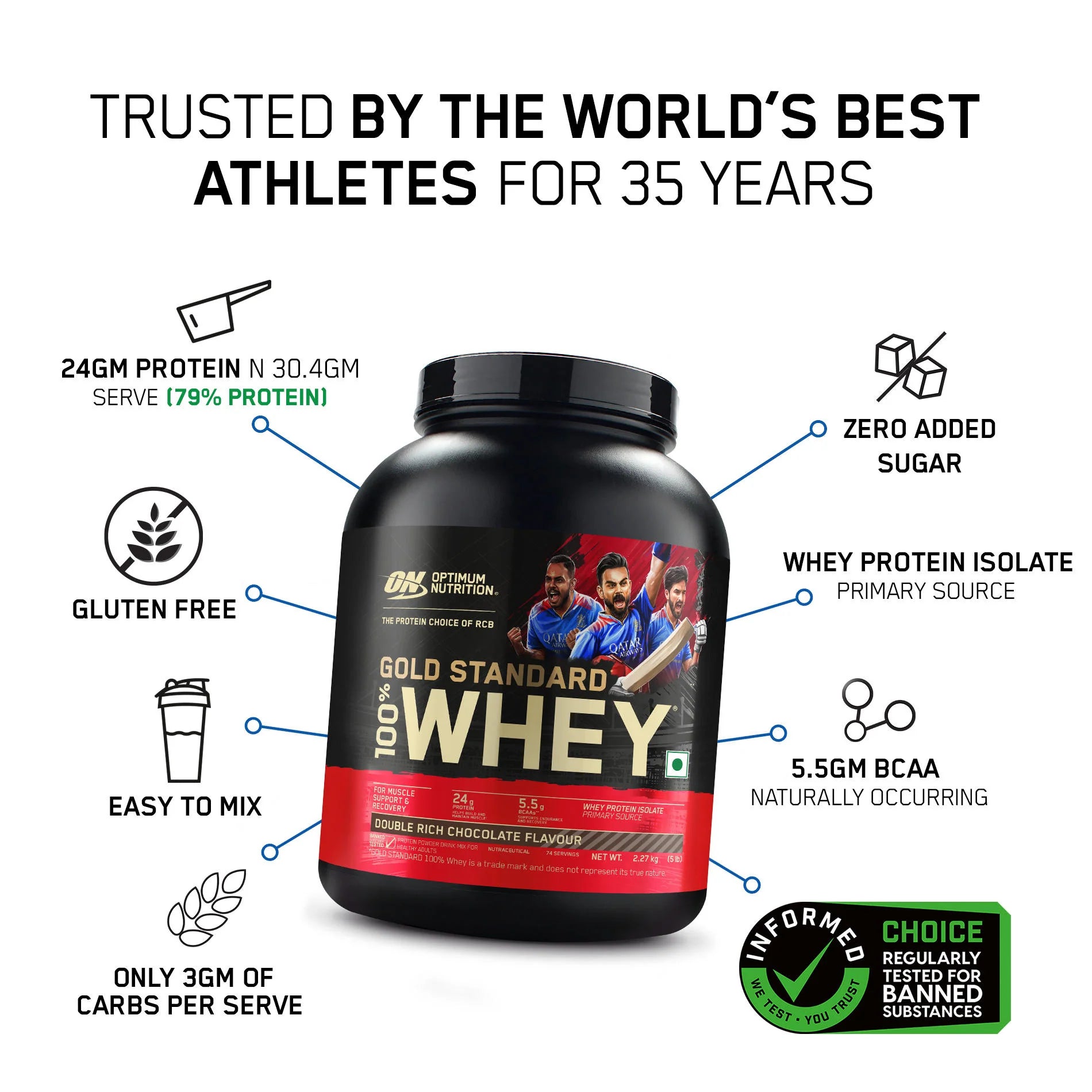 Optimum Nutrition Gold Standard 100% Whey Protein