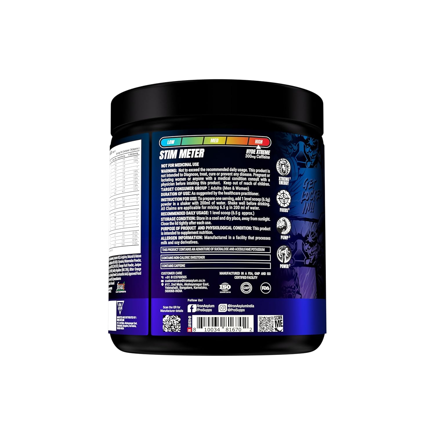 Hyde Xtreme Preworkout