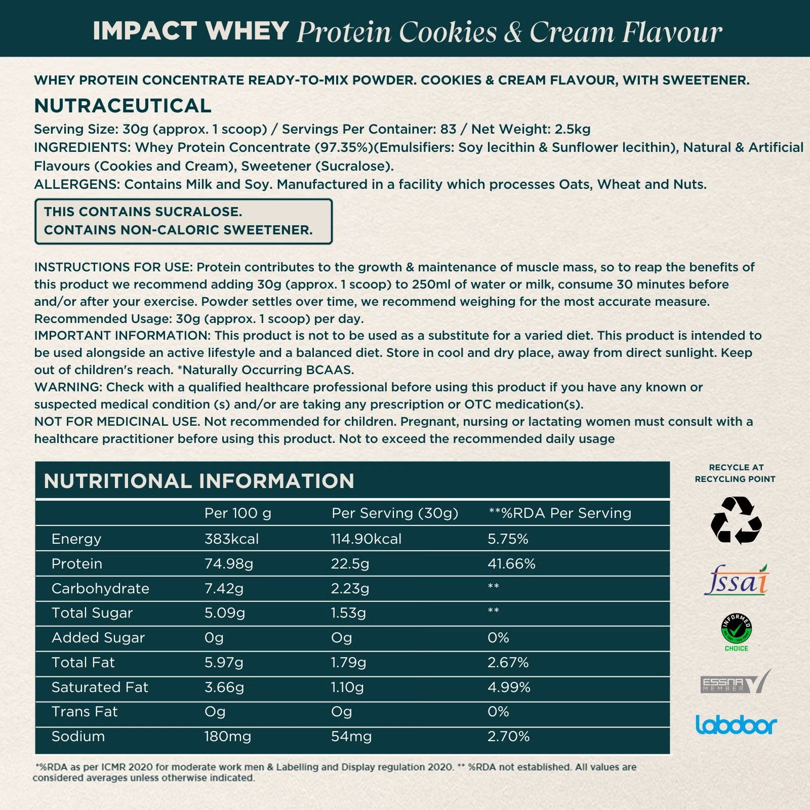 MyProtein Impact Whey Protein