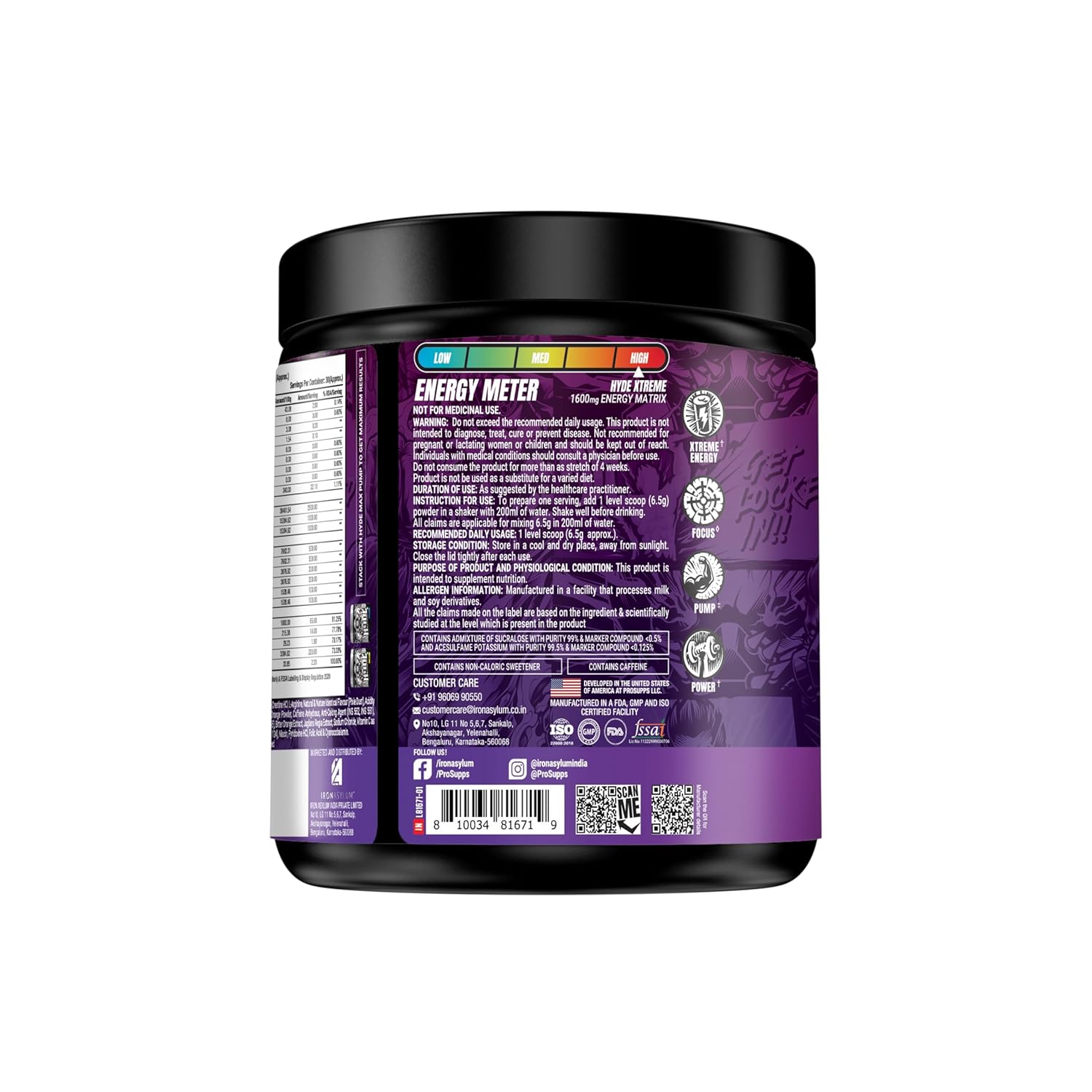 Hyde Xtreme Preworkout