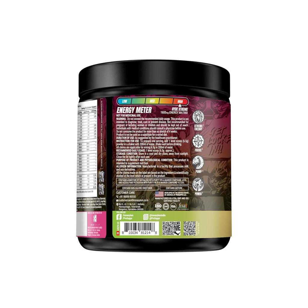 Hyde Xtreme Preworkout