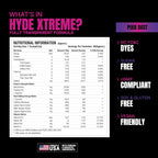 Hyde Xtreme Preworkout