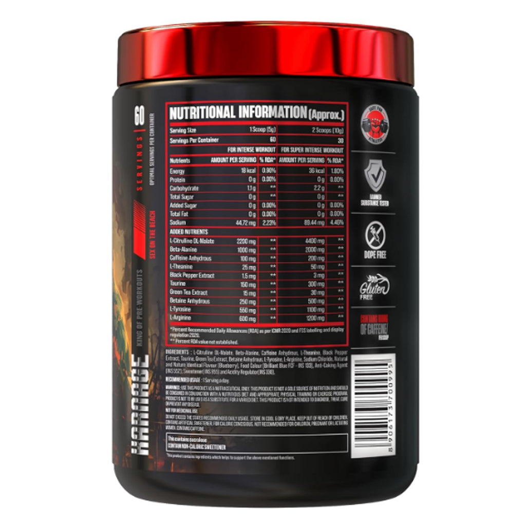 Karnage Pre workout Bigmuscles