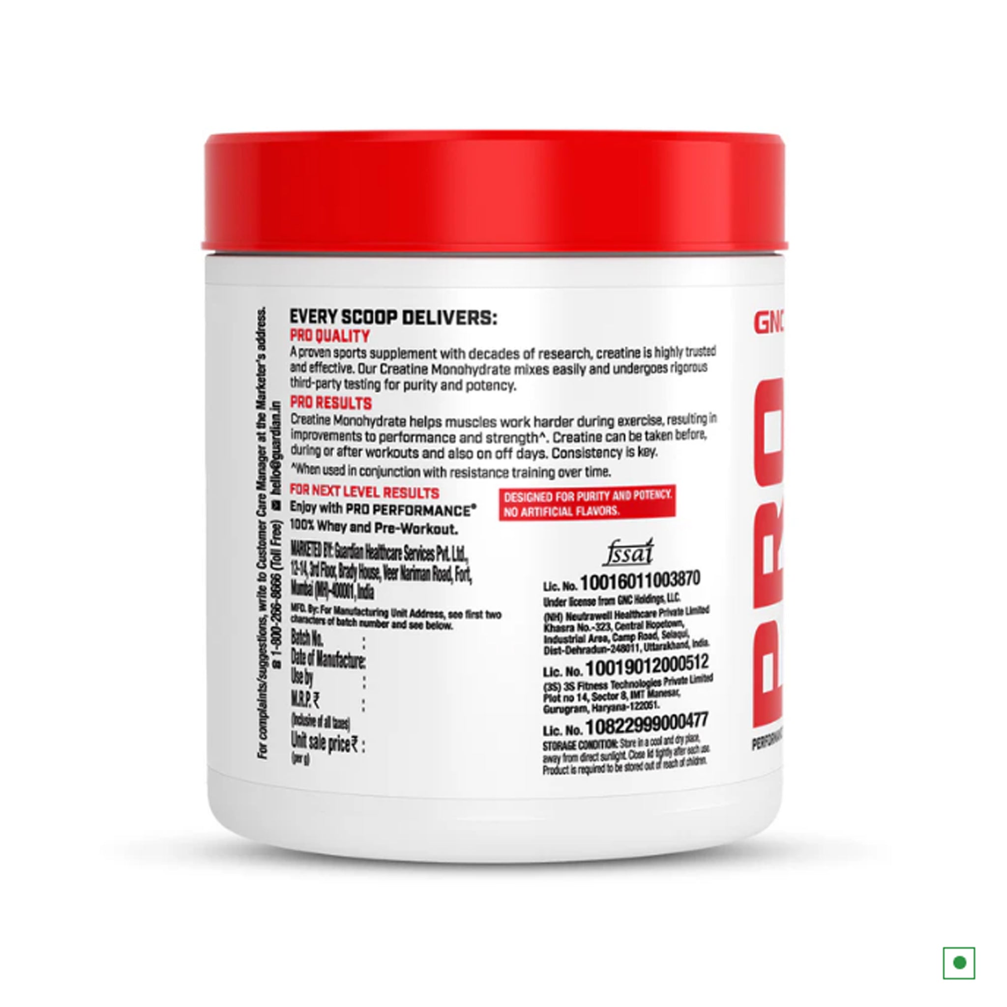 Creatine Monohydrate Powerful Muscle Pump for Intense Workout