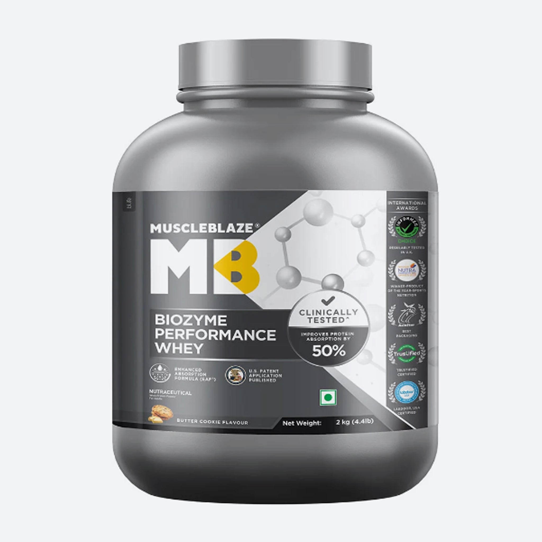 MuscleBlaze Biozyme Performance Whey