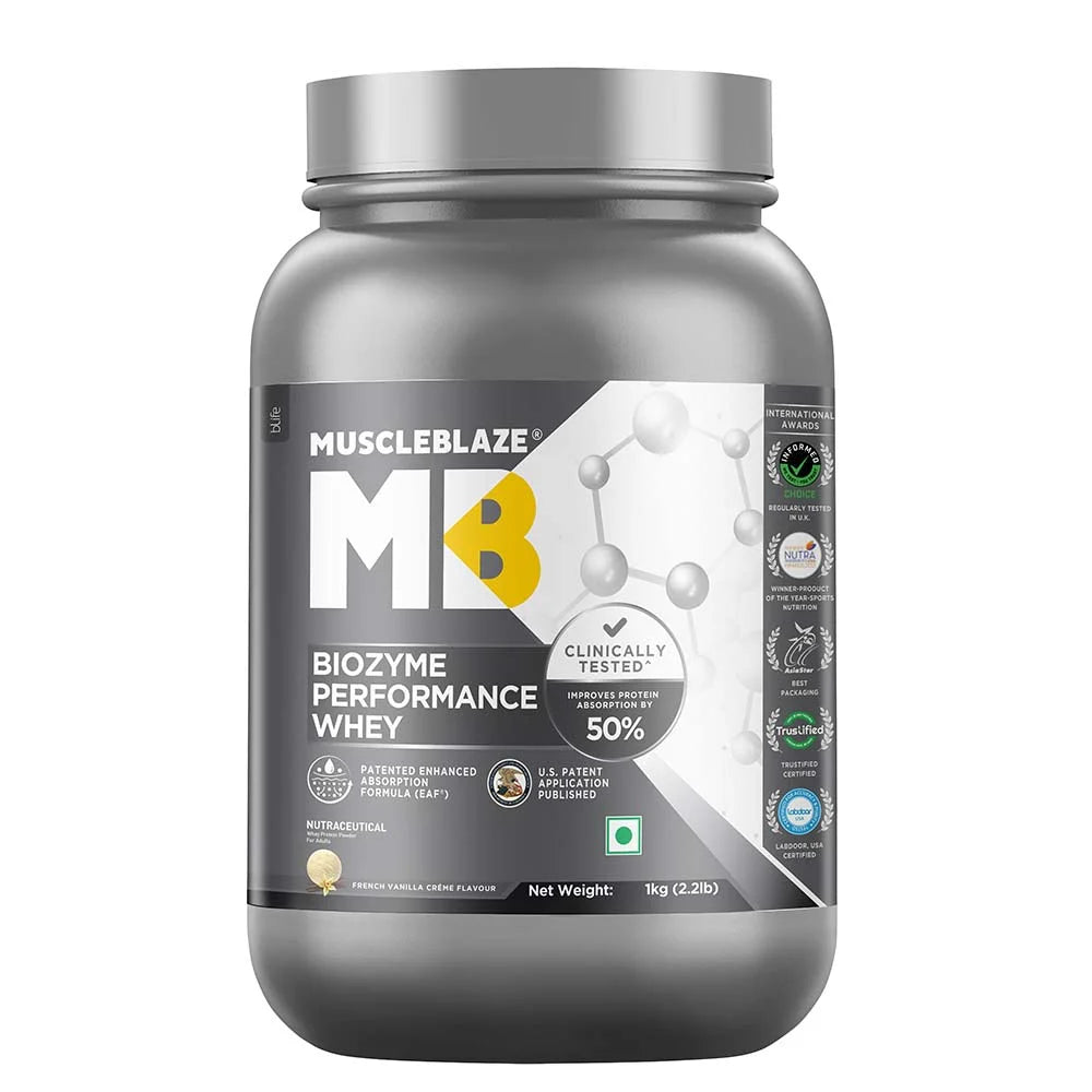MuscleBlaze Biozyme Performance Whey