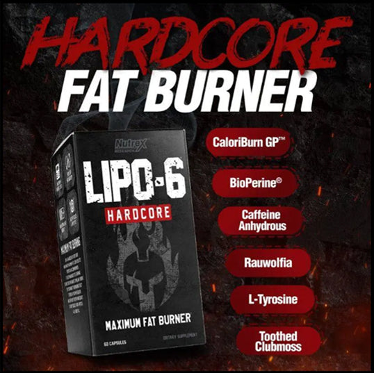 Lipo-6 Hardcore Hardcore Fat Burner & Muscle Protection