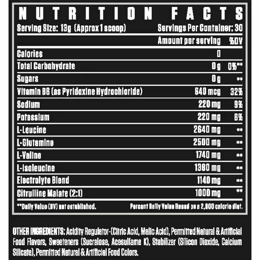 Dexter Jackson Black Series Turbo BCAA