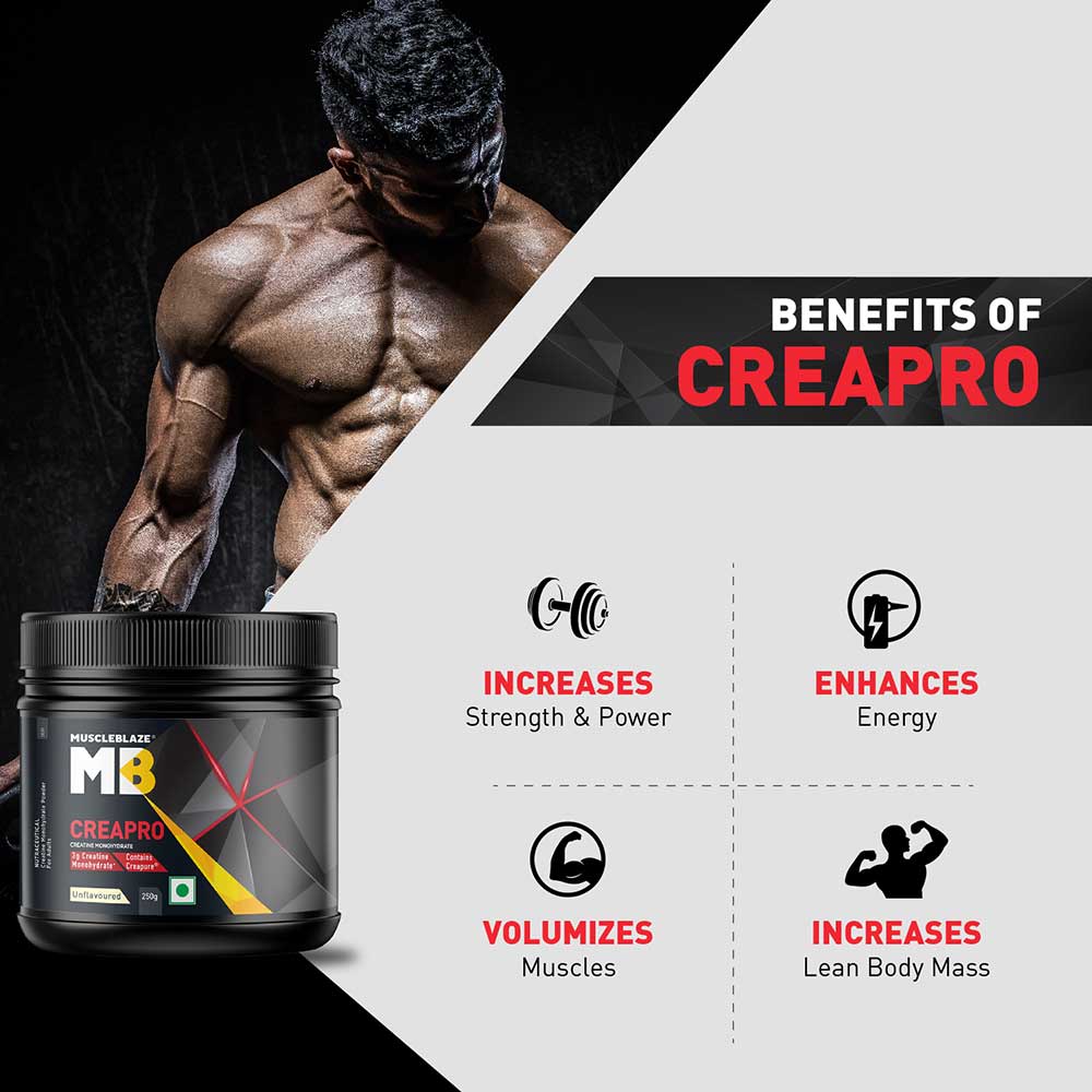 MuscleBlaze CreaPRO Creatine with Creapure® Powder