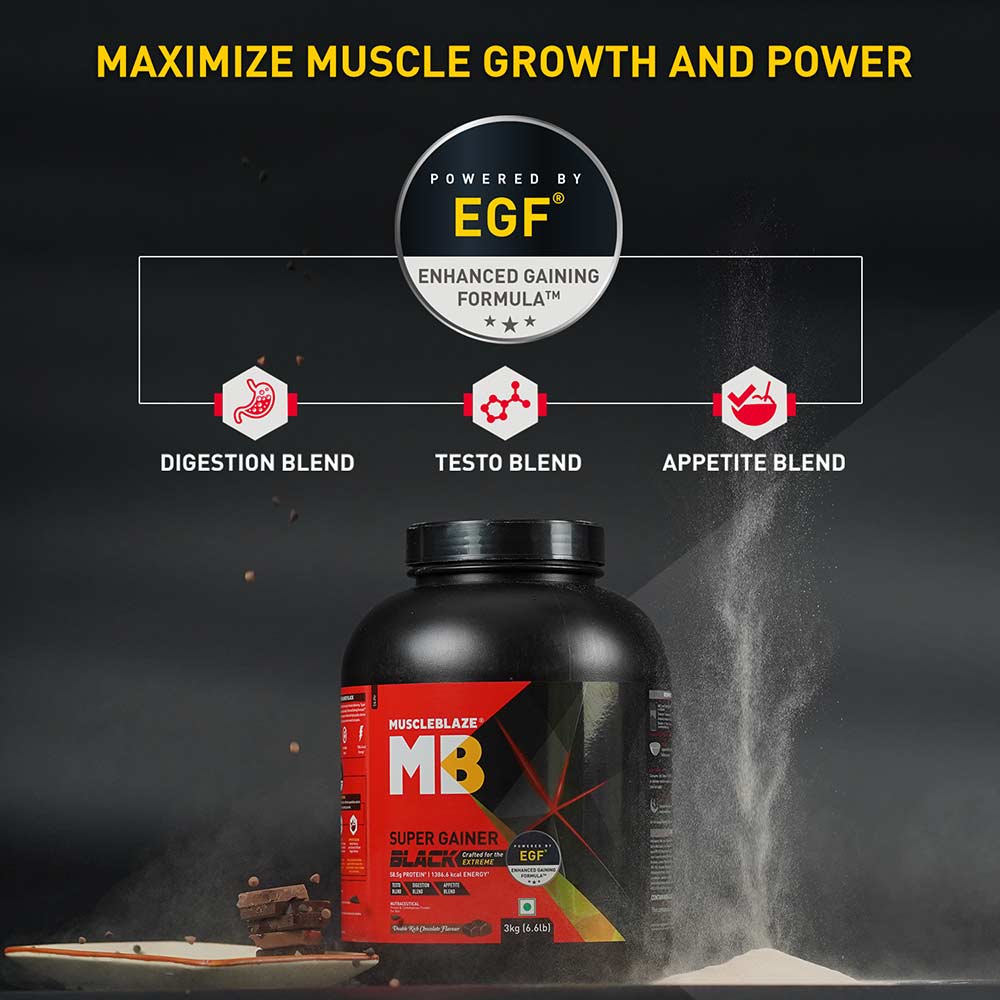 MuscleBlaze Super Gainer Black