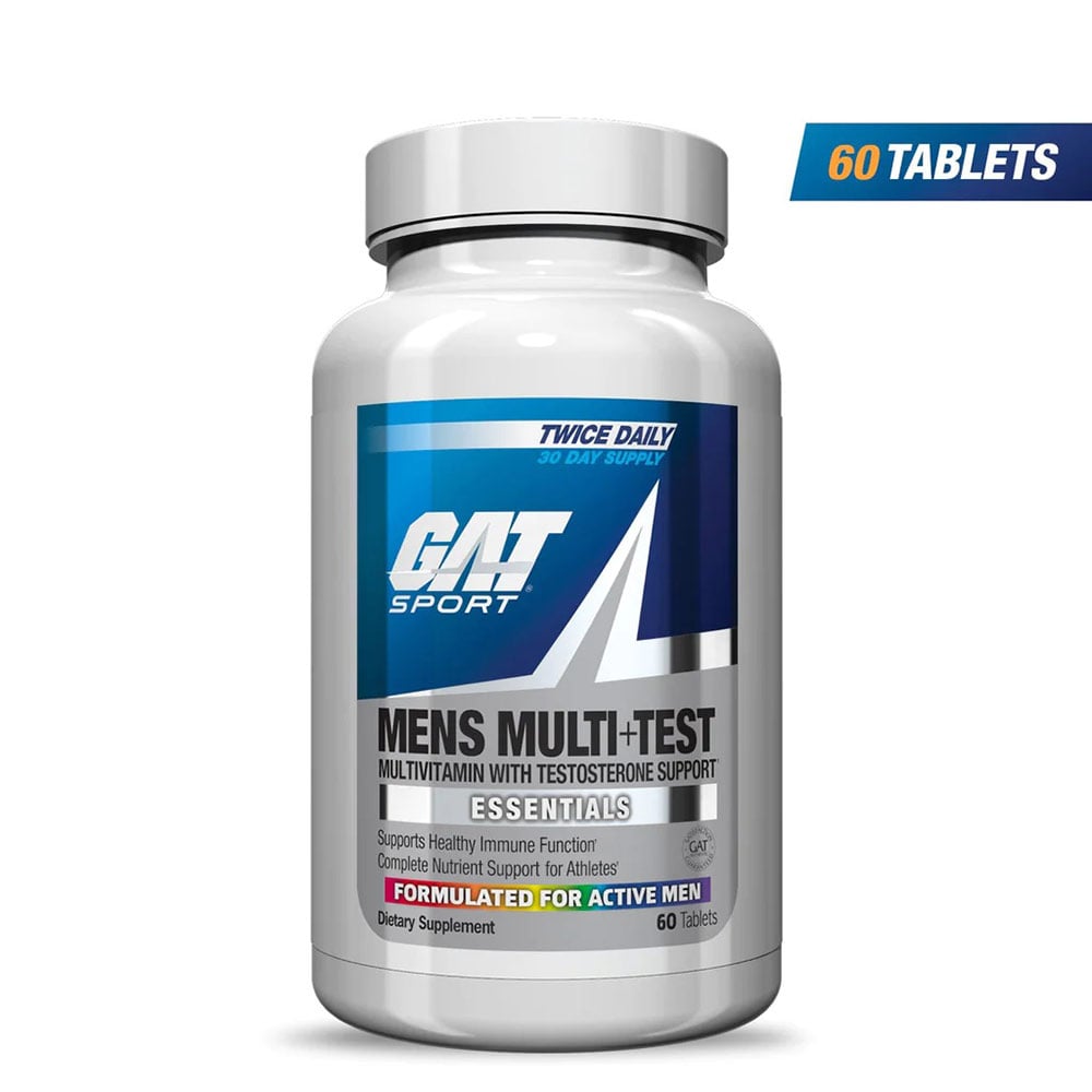 GAT Mens Multi+Test Multivitamin with Testosterone Support