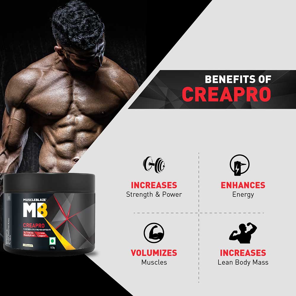 MuscleBlaze CreaPRO Creatine with Creapure® Powder