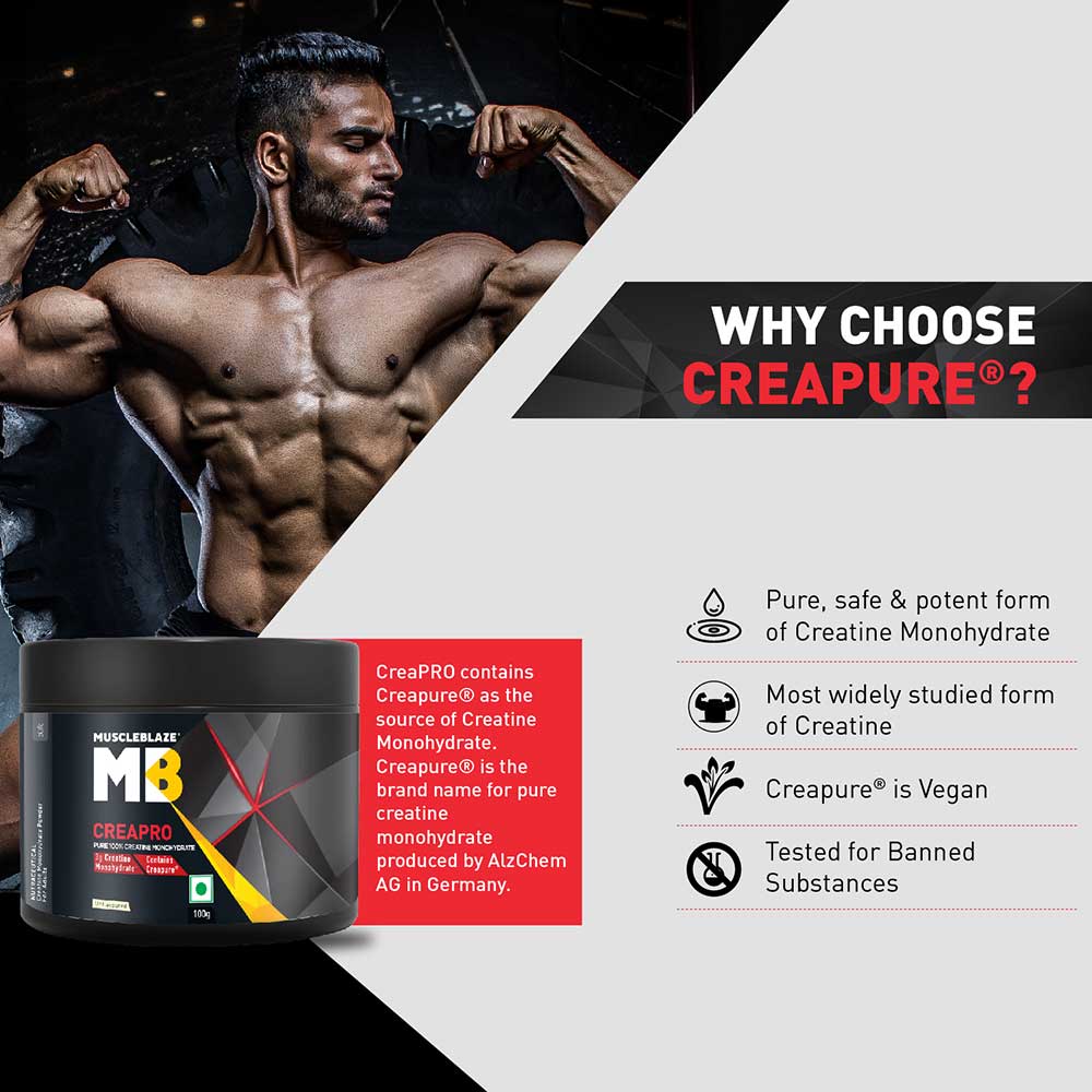 MuscleBlaze CreaPRO Creatine with Creapure® Powder