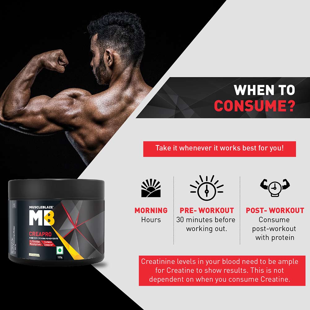 MuscleBlaze CreaPRO Creatine with Creapure® Powder