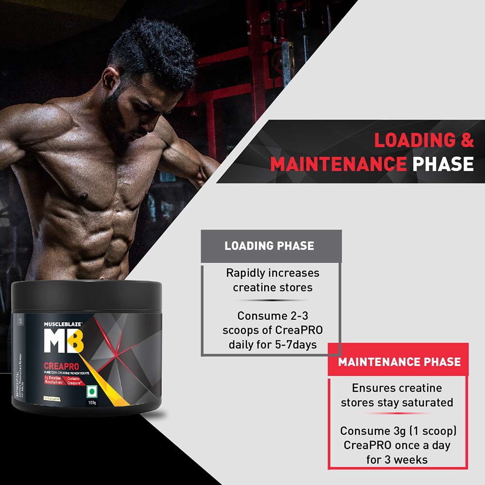 MuscleBlaze CreaPRO Creatine with Creapure® Powder