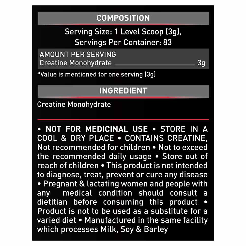 MuscleBlaze CreaPRO Creatine with Creapure® Powder