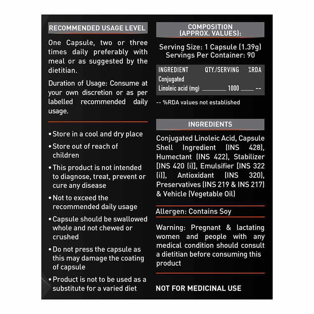 MuscleBlaze CLA 1000 Fat Burner